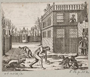 Illustrazione per Adam Olearius, "Persianischer Rosenthal von einem Sinnreichen Poeten Schich Saadi", Schleswig 1660