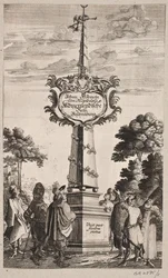 Pagina del titolo per Johann Albrecht Mandelslo, "Descrizione del viaggio orientale [...], Schleswig 1668"