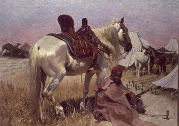 Accampamento nel deserto