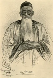 Uomo cinese con occhiali, 1898