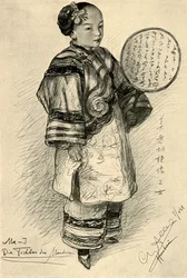 Me-J - figlia di un mandarino, Hankow, Cina, 1898