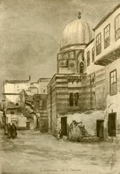 Moschea, Il Cairo, Egitto, 1898