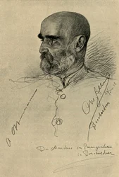 Ritratto di un uomo, Tempio di Borobudur, Magelang, Giava, 1898