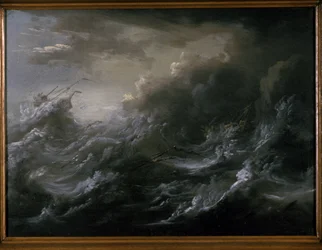 Tempesta in mare e naufragio