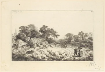 Strada dietro il villaggio