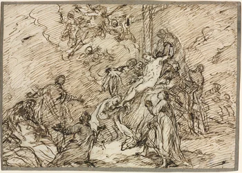 La deposizione (recto)