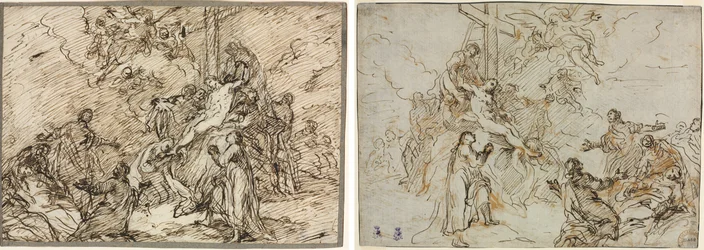 La Deposizione (recto) e (verso)