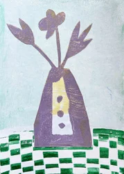 Collage di natura morta