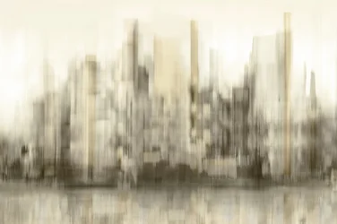 Riflessi sfocati della città