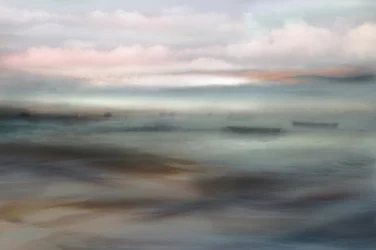 Un oceano sfocato e onirico
