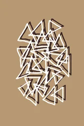 Triangoli geometrici sovrapposti