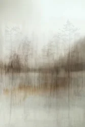 Riflessi nella foresta nebbiosa