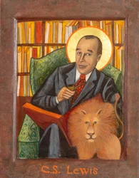 C. Icona di C. S. Lewis, 2021 (tempera all