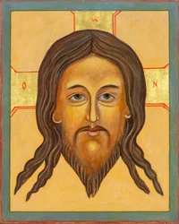 Icona di Mandylion, 2010 (tempera all
