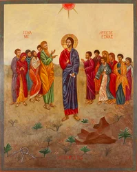 San Pietro e Cristo, 2000 (tempera all