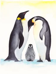 La dolce famiglia dei pinguini