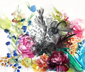 Bouquet floreale dai colori vivaci