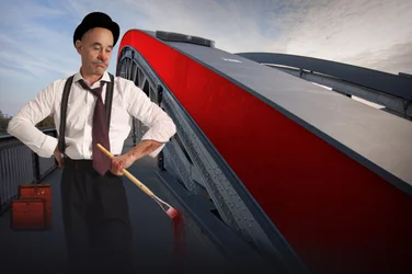 Il pittore pensieroso - Il ponte rosso