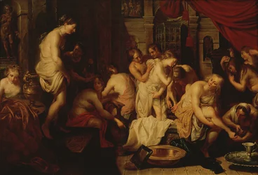 Donne che fanno il bagno
