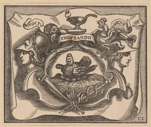 Vignetta per la pagina del titolo di C. Peregrino, Principes Hollandiae et Zelandiae