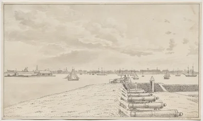 Vista dalla Batteria verso la città