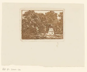 Capanna di contadini nel bosco