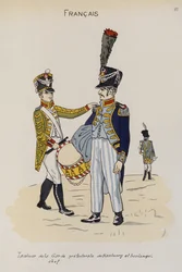 Un tamburino e maestro fornaio della Guardia Prefettizia di Amburgo, c.1806