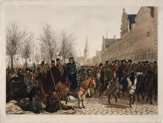 Cosacchi ad Amburgo, 18 marzo 1813