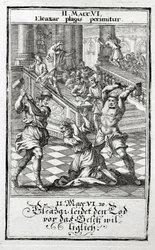 Eleazar accetta volontariamente la pena di morte, Maccabei 1695