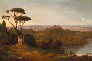 Castel Gandolfo, Lago Albano, Italia