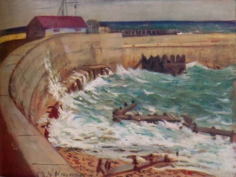Alta marea, West Bay, c1930