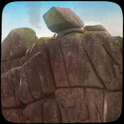 Logan Rock, vicino a Treen, Cornovaglia, fine XIX o inizio XX secolo