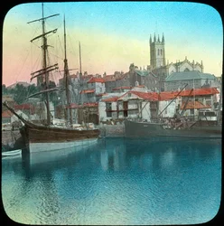 Il porto, Penzance, Cornovaglia, fine XIX o inizio XX secolo