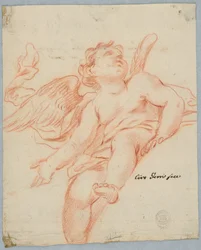 Un angelo seduto