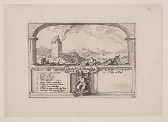 Faro a Zandvoort, da vedute nei dintorni di Haarlem (Plaisante Plaetsen)