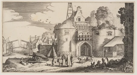 Porta della città, da Paesaggi (Playsante Lantschappen)
