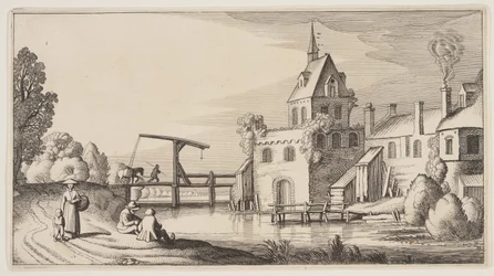 Villaggio sul fiume, da Paesaggi (Playsante Lantschappen)