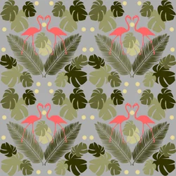 Fenicottero e palme