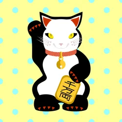 Maneki Neko Gatto Fortunato