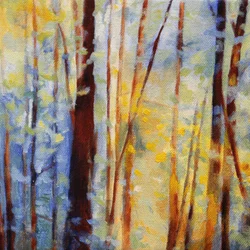 Luce della foresta dorata