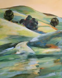 Sentiero delle colline ondulate