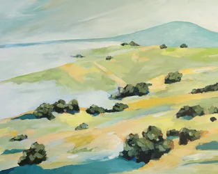 Sereno paesaggio costiero