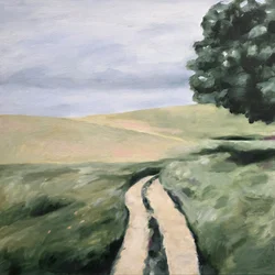 Sentiero tortuoso di campagna