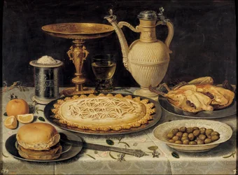 Natura morta, dipinto di Clara Peeters (1594-1658)
