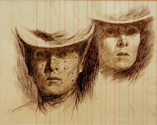 Elisabeth(?) e Clara Siewert