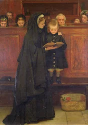 In chiesa, 1869