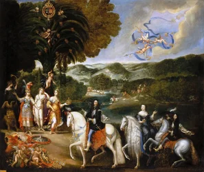 Allegoria del Trattato dei Pirenei Allegoria del matrimonio di Luigi XIV