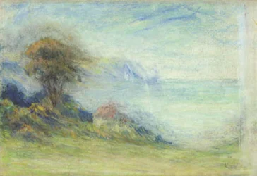 Paesaggio costiero a Etretat (?)