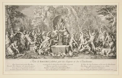 Feste di BACCO, celebrata da Satiri e Baccanti