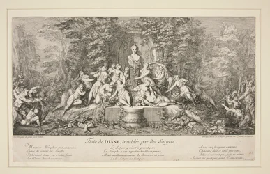 Festa di DIANA, disturbata dai Satiro